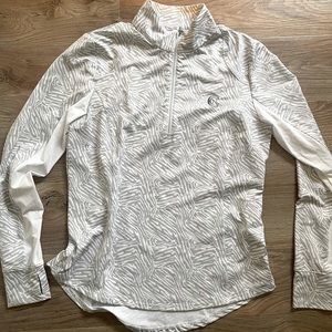 Zero Restriction Woman’s Golf Mock Zip Up, Size M